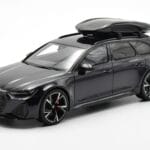 Audi RS6 C8 Avant Mythos Schwarz Mit Carbon-Dach Asien-Edition GT Spirit 1:18