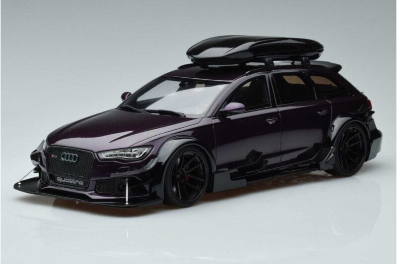 Audi RS6 C7 Avant Mit Bodykit Lila GT Spirit 1:18