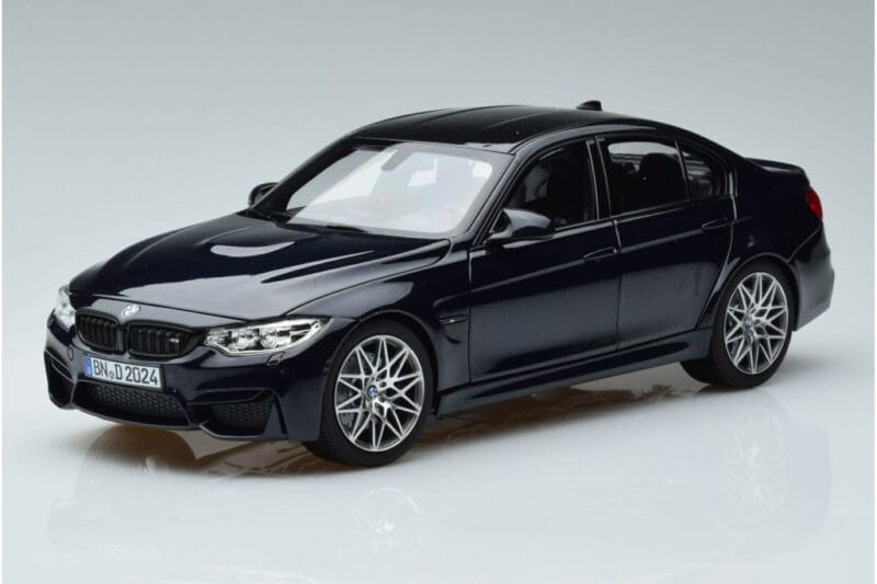 BMW M3 F80 Competition Blau Norev 1:18