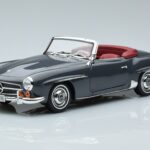 Mercedes 190 SL W121 Roadster Grau Norev 1:18