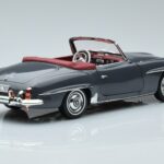 Mercedes 190 SL W121 Roadster Grau Norev 1:18