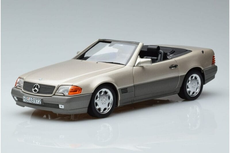 Mercedes 500 SL R129 Rauchsilber Norev 1:18