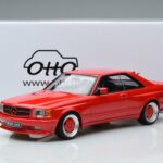 Mercedes 560 SEC W126 Widebody Rot Otto 1:18