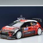 Citroen Citroën C3 WRC #9 S. Lefebvre / G. Moreau Tour de Corse 2017 Norev 1:18 1:18 Metall