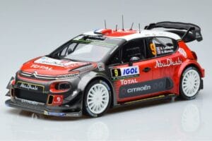 Citroën C3 WRC #9 S. Lefebvre / G. Moreau Tour de Corse 2017 Norev 1:18