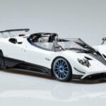 Pagani Pagani Zonda HP Barchetta Karbon Weiss LCD 1:18 1:18 Metall