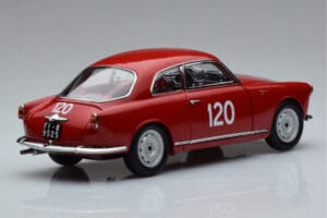 Alfa Romeo Giulietta SV #120 Mille Miglia 1956 Kyosho 1:18 08957A Metall – Bild 3 von 9
