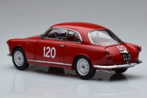 Alfa Romeo Giulietta SV #120 Mille Miglia 1956 Kyosho 1:18 08957A Metall – Bild 6 von 9