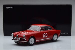 Alfa Romeo Giulietta SV #120 Mille Miglia 1956 Kyosho 1:18 08957A Metall – Bild 9 von 9