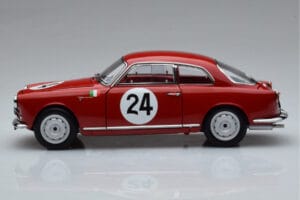 Alfa Romeo Giulietta SV #24 Targa Florio 1958 Kyosho 1:18 08957B Metall – Bild 4 von 9