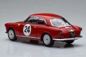 Alfa Romeo Giulietta SV #24 Targa Florio 1958 Kyosho 1:18 08957B Metall – Bild 6 von 9