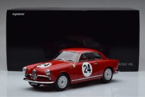 Alfa Romeo Giulietta SV #24 Targa Florio 1958 Kyosho 1:18 08957B Metall – Bild 9 von 9