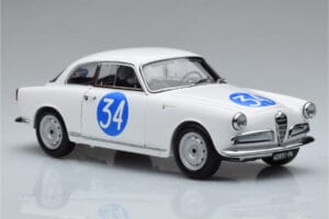 Alfa Romeo Giulietta SV #34 Targa Florio 1960 Kyosho 1:18 08957C Metall – Bild 5 von 9
