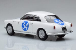 Alfa Romeo Giulietta SV #34 Targa Florio 1960 Kyosho 1:18 08957C Metall – Bild 6 von 9