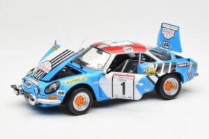 Alpine A110 1600S #1 Nicolas / Vial Winner Tour de Corse 1973 Kyosho 1:18 08485A Metall – Bild 2 von 8