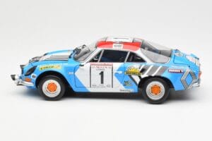 Alpine A110 1600S #1 Nicolas / Vial Winner Tour de Corse 1973 Kyosho 1:18 08485A Metall – Bild 4 von 8