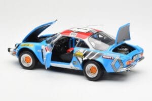 Alpine A110 1600S #1 Nicolas / Vial Winner Tour de Corse 1973 Kyosho 1:18 08485A Metall – Bild 5 von 8