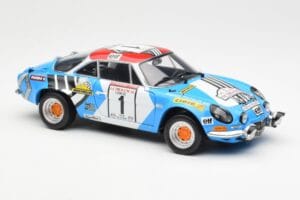 Alpine A110 1600S #1 Nicolas / Vial Winner Tour de Corse 1973 Kyosho 1:18 08485A Metall – Bild 6 von 8