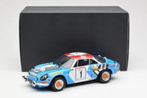 Alpine A110 1600S #1 Nicolas / Vial Winner Tour de Corse 1973 Kyosho 1:18 08485A Metall – Bild 8 von 8