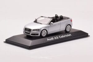 Audi A3 8P Cabriolet Silber Minichamps 1:43 5010803323 Metall – Bild 2 von 4