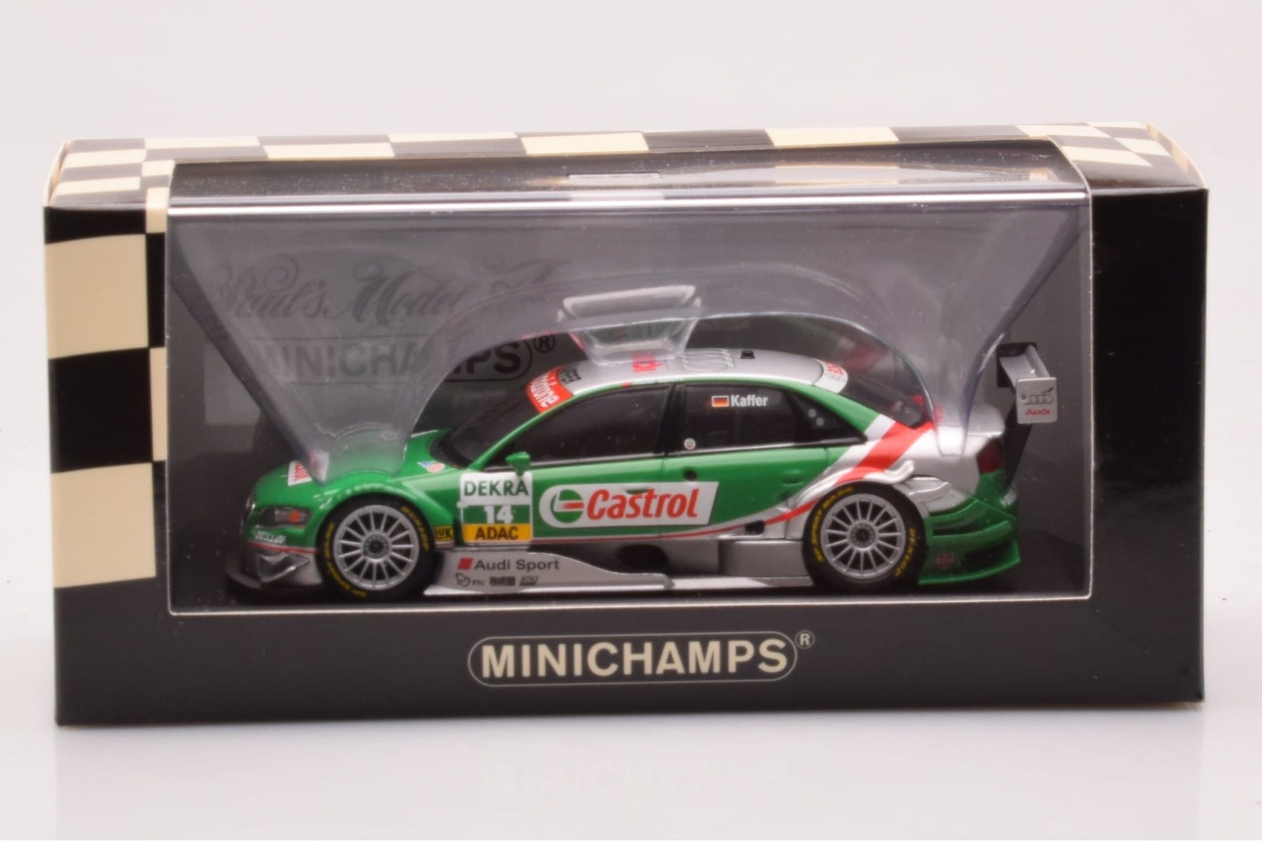 Audi A4 B7 DTM Team Phoenix #14 F. Kaffer DTM 2006 Minichamps 1:43 400061514 Metall – Bild 4 von 4