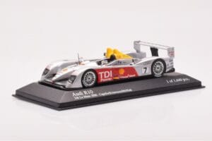 Audi R10 TDI LMP1 #7 R. Capello / T. Kristensen / A. McNish 24 Hours of Le Mans 2006 Minichamps 1:43 400061607 Metall – Bild 2 von 4