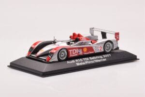 Audi R10 TDI LMP1 #2 F. Biela / E. Pirro / M. Werner 12 Hours of Sebring 2007 Minichamps 1:43 5020700233 Metall – Bild 2 von 4