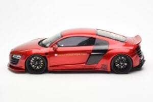 Audi R8 4S Liberty Walk Candy Rot GT Spirit 1:18 GT892 Resin – Bild 3 von 6