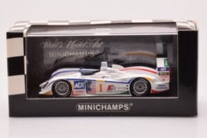 Audi R8 #1 J.J. Lehto / M. Werner GP of Atlanta Winners 2005 Minichamps 1:43 400051391 Metall – Bild 4 von 4