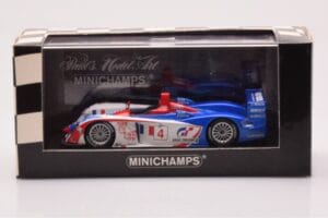 Audi R8 #4 M. Ortelli / J-M. Gounon 1000km Spa 2005 Minichamps 1:43 400051304 Metall – Bild 4 von 4
