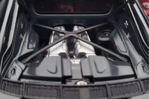 Audi R8 Performance Schwarz Kengfai 1:18 VAKF-0353 Metall – Bild 9 von 10