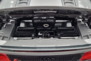Audi R8 Spyder Performance Nardo Grau Kengfai 1:18 VAKF-0352 Metall – Bild 10 von 11