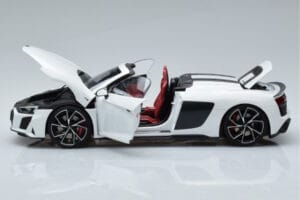 Audi R8 Spyder Performance Weiss Kengfai 1:18 VAKF-0351 Metall – Bild 5 von 11
