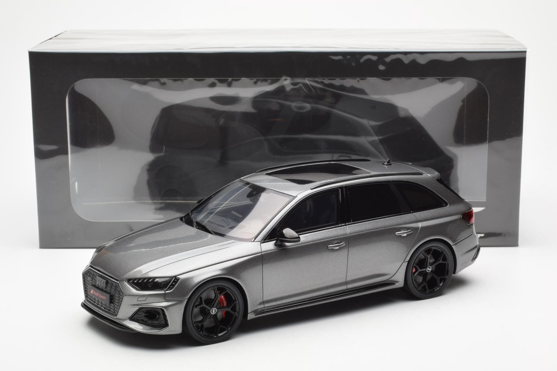 Audi RS4 B9 Avant Competition Daytona Grau GT Spirit 1:18 GT456 Resin – Bild 6 von 6