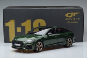 Audi RS5 B9 Sportback Sonoma Grün Asia Edition GT Spirit 1:18 CLDC018 Resin – Bild 6 von 6