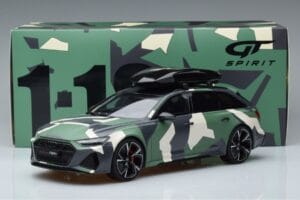 Audi RS6 C8 Avant Camouflage With Roof Top Asia Edition GT Spirit 1:18 CLDC014 Resin – Bild 6 von 6