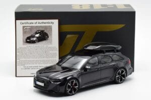 Audi RS6 C8 Avant Mythos Schwarz Mit Carbon-Dach Asia Edition GT Spirit 1:18 CLDC007 Resin – Bild 6 von 6