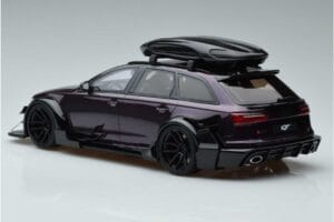 Audi RS6 C7 Avant Mit Body Kit Lila GT Spirit 1:18 GT864 Resin – Bild 5 von 6