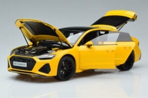 Audi RS7 C8 Sportback Gelb Vossen Rims Limitierte Auflage Kengfai 1:18 VAKF-0335 Metall – Bild 2 von 8
