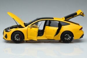 Audi RS7 C8 Sportback Gelb Vossen Rims Limitierte Auflage Kengfai 1:18 VAKF-0335 Metall – Bild 4 von 8