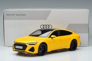 Audi RS7 C8 Sportback Gelb Vossen Rims Limitierte Auflage Kengfai 1:18 VAKF-0335 Metall – Bild 8 von 8