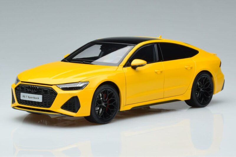 Audi RS7 C8 Sportback Gelb Vossen Rims Limitierte Auflage Kengfai 1:18 VAKF-0335 Metall