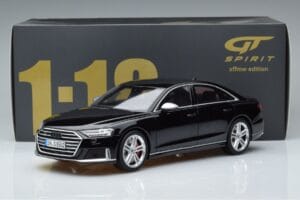 Audi S8 D5 Mythos Schwarz Asia Edition GT Spirit 1:18 CLDC019 Resin – Bild 6 von 6