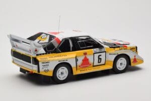 Audi Sport Quattro S1 E2 #6 H. Mikkola / A. Hertz Rally 1000 Lakes 1985 IXO 1:18 18RMC161B Metall – Bild 2 von 6