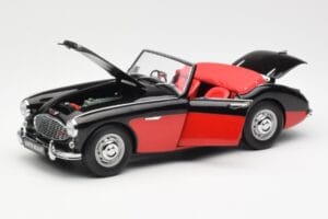 Austin-Healey 3000 Mk I Spider Schwarz Rot Kyosho 1:18 08141KR Metall – Bild 2 von 8
