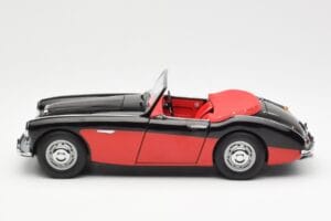 Austin-Healey 3000 Mk I Spider Schwarz Rot Kyosho 1:18 08141KR Metall – Bild 4 von 8