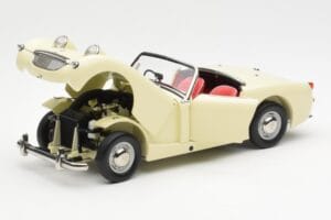 Austin-Healey Sprite Mk I Open Old English Weiss Kyosho 1:18 08953EW Metall – Bild 2 von 8