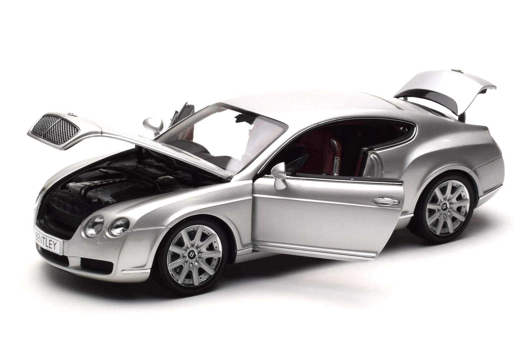 Bentley Continental GT Silber Minichamps 1:18 100139021 Metall – Bild 2 von 8