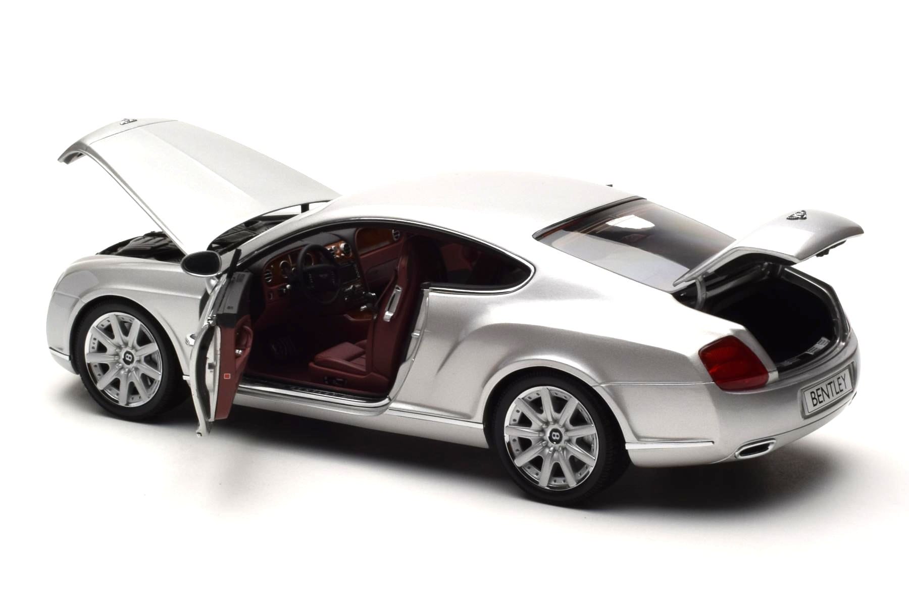 Bentley Continental GT Silber Minichamps 1:18 100139021 Metall – Bild 5 von 8