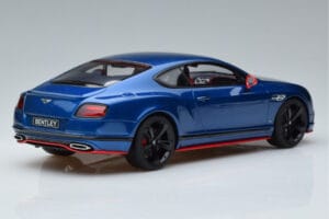 Bentley Continental GT Speed Black Edition Blau GT Spirit 1:18 KJ006 Resin – Bild 2 von 6
